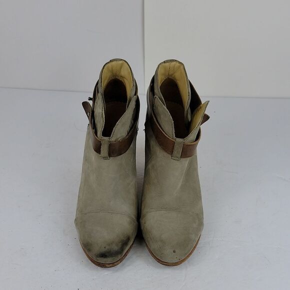 Rag & Bone New York Harrow Leather Ankle Women's Booties - Picture 5 of 13